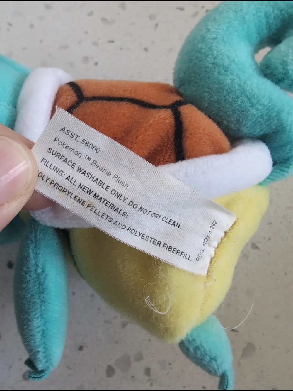 Vintage Hasbro Pokemon Plush Set Squirtle Hoppip Mewtwo Bulbasaur Clefairy